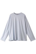 【デパリエ/DEPAREILLE】のコットンロングスリーブTシャツ 人気、トレンドファッション・服の通販 founy(ファニー) ファッション Fashion レディースファッション WOMEN トップス・カットソー Tops/Tshirt シャツ/ブラウス Shirts/Blouses ロング / Tシャツ T-Shirts カットソー Cut and Sewn シンプル Simple スリット Slit スリーブ Sleeve ボトム Bottom ロング Long 再入荷 Restock/Back In Stock/Re Arrival thumbnail サックス|ID: prp329100004113104 ipo3291000000028633613