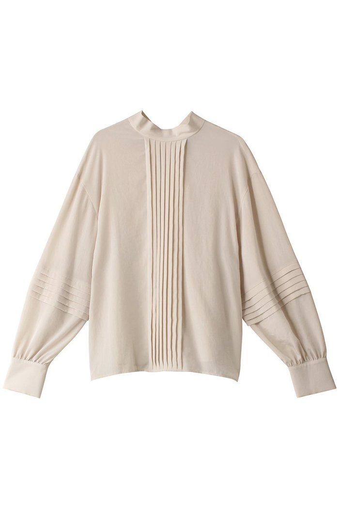 【オブリオ/AUBRIOT】のパウダリーファイユ ハイネックブラウス インテリア・キッズ・メンズ・レディースファッション・服の通販 founy(ファニー) https://founy.com/ ファッション Fashion レディースファッション Fashion for Women トップス・カットソー Cut & Sew Tops シャツ・ブラウス・オフィスカジュアル Elegant Blouses & Button-Ups エレガント 上品 Elegant スリーブ Sleeve, Long Sleeve / Short Sleeve ドレープ Drape, Draping Fabric ハイネック High Neck, Mock Neck フォルム Silhouette, Form モダン Modern, Contemporary ロング Long, Long-Length ヴィンテージ Vintage Style |ID: prp329100004116765 ipo3291000000035823304