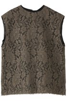 【オブリオ/AUBRIOT】のリッチアンティークレースブラウス 人気、トレンドファッション・服の通販 founy(ファニー) ファッション Fashion レディースファッション Fashion for Women トップス・カットソー Cut & Sew Tops キャミソール&ノースリーブ Camisoles & Sleeveless Tops シャツ・ブラウス・オフィスカジュアル Elegant Blouses & Button-Ups ノースリーブ Sleeveless, No-Sleeve フランス France, French モチーフ Motif, Design Theme ライニング Inner Lining, Inner Fabric, Lined ラグジュアリー Luxury, Elegant レース Lace, Lace Fabric thumbnail カーキ|ID: prp329100004116768 ipo3291000000036672987