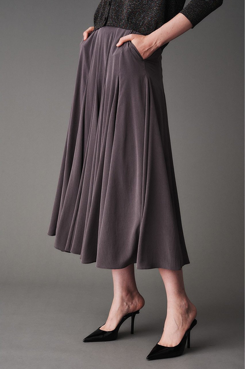 【オブリオ/AUBRIOT】のパウダリーファイユ サーキュラースカート 人気、トレンドファッション・服の通販 founy(ファニー) ファッション Fashion レディースファッション Fashion for Women スカート Skirts ロングスカート Long Skirts / Maxi & Midi Skirts クラシック Classic, Timeless Style ドレープ Drape, Draping Fabric フレア Flare, Flared ロング Long, Long-Length ヴィンテージ Vintage Style エレガント 上品 Elegant other-8|ID: prp329100004116770 ipo3291000000035879258