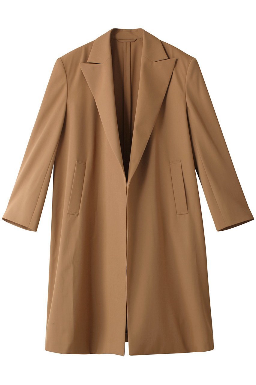 【オブリオ/AUBRIOT】のメリノウールシングルブレストコート インテリア・キッズ・メンズ・レディースファッション・服の通販 founy(ファニー) ファッション Fashion レディースファッション Fashion for Women アウター Coat / Outerwear Collection コート・ロングコート・ピーコート Long Coats, Peacoats & More ショルダー Shoulder, Shoulder Strap ロング Long, Long-Length キャメル|ID: prp329100004116775 ipo3291000000035825131