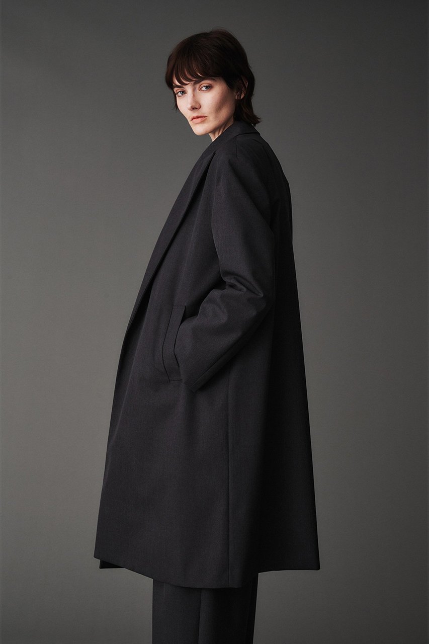 【オブリオ/AUBRIOT】のメリノウールシングルブレストコート 人気、トレンドファッション・服の通販 founy(ファニー) 　ファッション　Fashion　レディースファッション　Fashion for Women　アウター　Coat / Outerwear Collection　コート・ロングコート・ピーコート　Long Coats, Peacoats & More　ショルダー　Shoulder, Shoulder Strap　ロング　Long, Long-Length　other-8|ID: prp329100004116775 ipo3291000000036638959