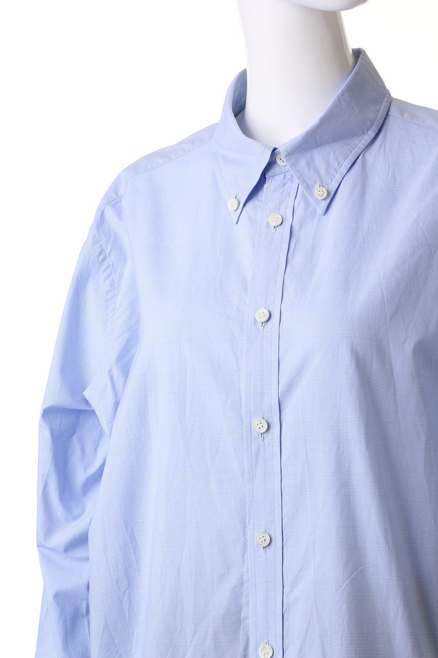 【オブリオ/AUBRIOT】のグレンチェックコットンシャツ 人気、トレンドファッション・服の通販 founy(ファニー) 　ファッション　Fashion　レディースファッション　WOMEN　トップス・カットソー　Tops/Tshirt　シャツ/ブラウス　Shirts/Blouses　クラシック　Classic　スマート　Smart　スリーブ　Sleeve　チェック　Check　ブロード　Broad　メンズ　Mens　ロング　Long　エレガント 上品　Elegant　other-5|ID: prp329100004116776 ipo3291000000031409490