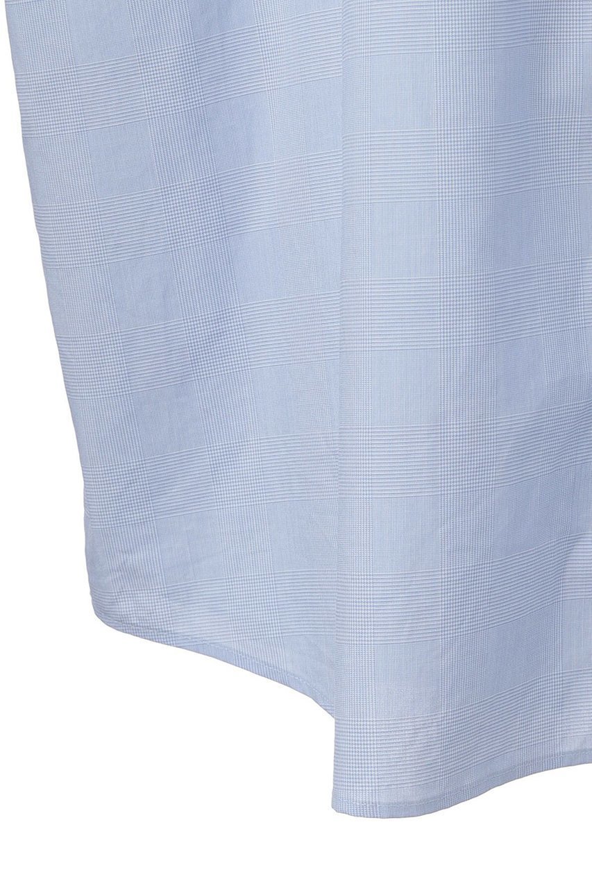 【オブリオ/AUBRIOT】のグレンチェックコットンシャツ 人気、トレンドファッション・服の通販 founy(ファニー) 　ファッション　Fashion　レディースファッション　Fashion for Women　トップス・カットソー　Cut & Sew Tops　シャツ・ブラウス・オフィスカジュアル　Elegant Blouses & Button-Ups　クラシック　Classic, Timeless Style　スリーブ　Sleeve, Long Sleeve / Short Sleeve　チェック　Check, Plaid, Tartan　ブロード　Broadcloth, Fine Cotton　メンズ　Men's, Menswear　ロング　Long, Long-Length　エレガント 上品　Elegant　other-7|ID: prp329100004116776 ipo3291000000035823302