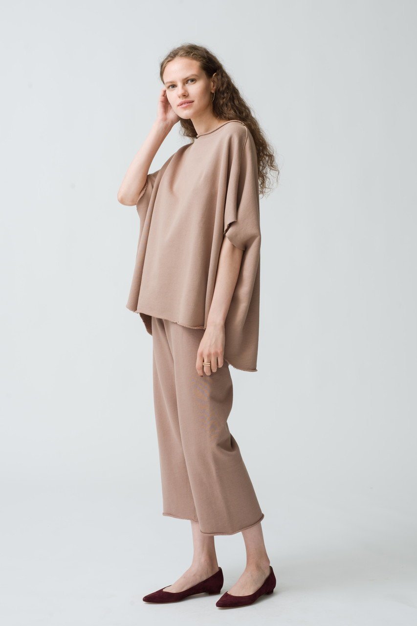 【フランク&アイリーン/Frank&Eileen】のOLIVE TRIPLE FLEECE ハーフスリーブカットソー 人気、トレンドファッション・服の通販 founy(ファニー) 　ファッション　Fashion　レディースファッション　WOMEN　トップス・カットソー　Tops/Tshirt　シャツ/ブラウス　Shirts/Blouses　ロング / Tシャツ　T-Shirts　カットソー　Cut and Sewn　カットソー　Cut And Sew　ショート　Short　スリーブ　Sleeve　トレンド　Trend　リラックス　Relax　other-7|ID: prp329100004116794 ipo3291000000031409665