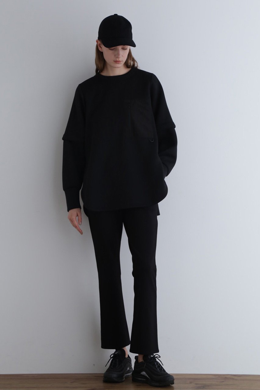 【ル フィル/LE PHIL】の【LE PHIL SPORTS】テックダンボールジャージトップス 人気、トレンドファッション・服の通販 founy(ファニー) 　ファッション　Fashion　レディースファッション　Fashion for Women　トップス・カットソー　Cut & Sew Tops　シャツ・ブラウス・オフィスカジュアル　Elegant Blouses & Button-Ups　ロングTシャツ・Tシャツ　Longline T-Shirts & Tees　カットソー・ベーシックTシャツ　Cut-and-Sewn Tops / Stretch Tees & Basics　スポーツウェア　Functional & Stylish Sportswear　スポーツ トップス　Athletic Tops / Workout Tops / Training Shirts　スリット　Slit, Slit Detail　スリーブ　Sleeve, Long Sleeve / Short Sleeve　ハーフ　Half, Half-Length　ロング　Long, Long-Length　other-7|ID: prp329100004116800 ipo3291000000035881900