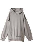 【メゾンスペシャル/MAISON SPECIAL】の【UNISEX】ヘビースウェットオーバーダイエンブロイダリーダメージフーディー G.BGE(グレーベージュ)|ID: prp329100004116806 ipo3291000000028053817