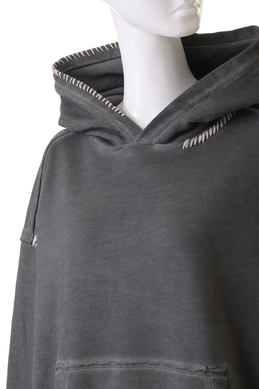 【メゾンスペシャル/MAISON SPECIAL】の【UNISEX】ヘビースウェットオーバーダイエンブロイダリーダメージフーディー 人気、トレンドファッション・服の通販 founy(ファニー) 　ファッション　Fashion　レディースファッション　WOMEN　トップス・カットソー　Tops/Tshirt　シャツ/ブラウス　Shirts/Blouses　パーカ　Sweats　ロング / Tシャツ　T-Shirts　スウェット　Sweat　カットソー　Cut and Sewn　ユニセックス　Unisex　ダメージ　Damage　トレンド　Trend　ブリーチ　Bleach　ワイド　Wide　ヴィンテージ　Vintage　定番　Standard　other-5|ID: prp329100004116806 ipo3291000000031409743