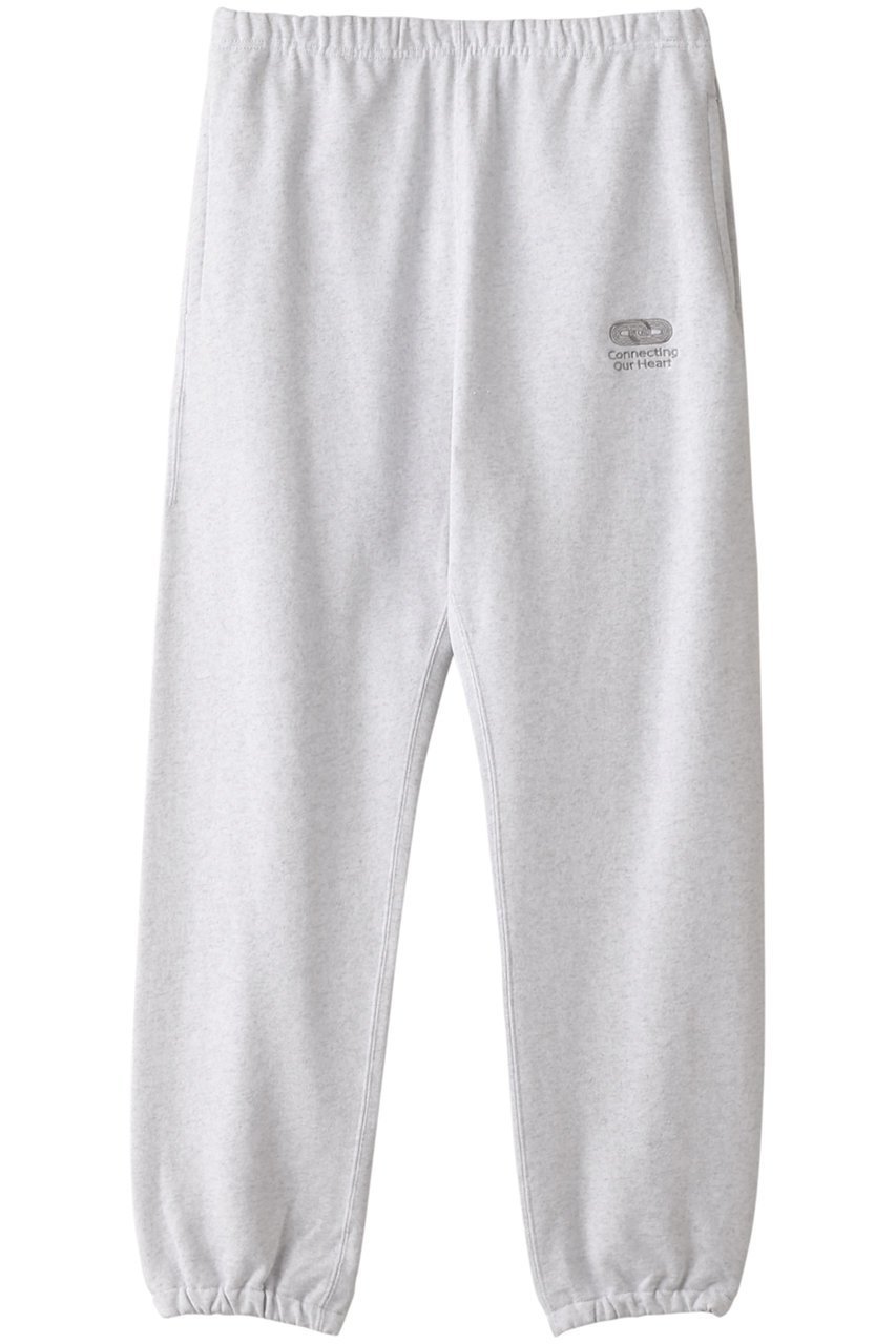 【メゾンスペシャル/MAISON SPECIAL】のConnecting エンブロイダリースウェットパンツ インテリア・キッズ・メンズ・レディースファッション・服の通販 founy(ファニー) 　ファッション　Fashion　レディースファッション　Fashion for Women　パンツ　Pants & Trousers　リラックス　Relax, Relaxed Fit　L.GRY(ライトグレー)|ID: prp329100004116807 ipo3291000000032893392