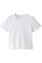 【ミディウミソリッド/MIDIUMISOLID】のcropped tee Tシャツ 人気、トレンドファッション・服の通販 founy(ファニー) ファッション Fashion レディースファッション WOMEN トップス・カットソー Tops/Tshirt シャツ/ブラウス Shirts/Blouses ロング / Tシャツ T-Shirts カットソー Cut and Sewn おすすめ Recommend クロップド Cropped コンパクト Compact ショート Short シンプル Simple スリーブ Sleeve バランス Balance ベーシック Basic リラックス Relax thumbnail off white|ID: prp329100004116814 ipo3291000000028053857