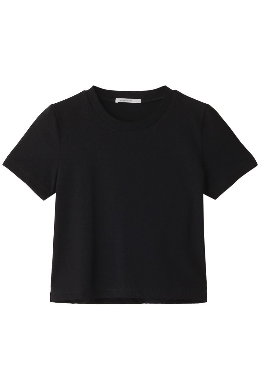 【ミディウミソリッド/MIDIUMISOLID】のcropped tee Tシャツ インテリア・キッズ・メンズ・レディースファッション・服の通販 founy(ファニー) 　ファッション　Fashion　レディースファッション　WOMEN　トップス・カットソー　Tops/Tshirt　シャツ/ブラウス　Shirts/Blouses　ロング / Tシャツ　T-Shirts　カットソー　Cut and Sewn　おすすめ　Recommend　クロップド　Cropped　コンパクト　Compact　ショート　Short　シンプル　Simple　スリーブ　Sleeve　バランス　Balance　ベーシック　Basic　リラックス　Relax　black|ID: prp329100004116814 ipo3291000000028053859