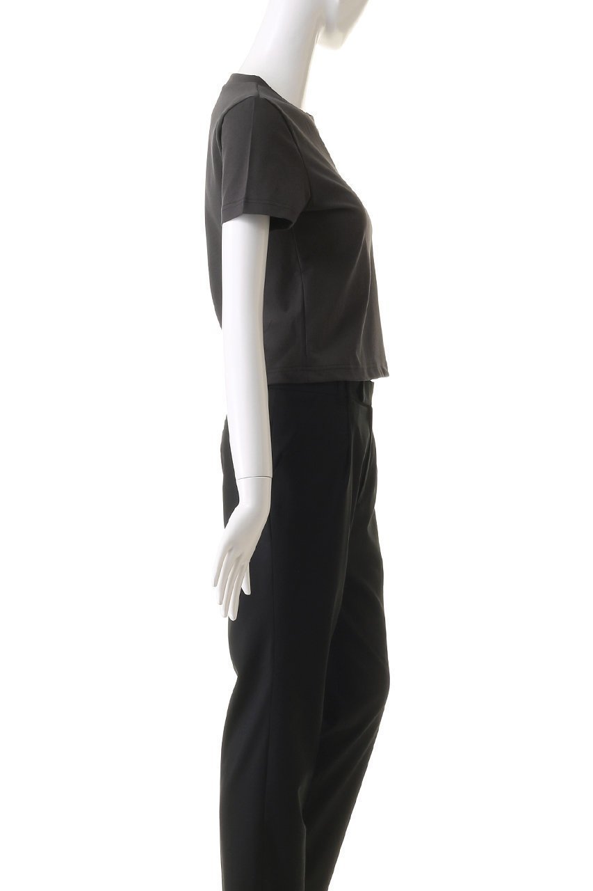 【ミディウミソリッド/MIDIUMISOLID】のcropped tee Tシャツ 人気、トレンドファッション・服の通販 founy(ファニー) 　ファッション　Fashion　レディースファッション　WOMEN　トップス・カットソー　Tops/Tshirt　シャツ/ブラウス　Shirts/Blouses　ロング / Tシャツ　T-Shirts　カットソー　Cut and Sewn　おすすめ　Recommend　クロップド　Cropped　コンパクト　Compact　ショート　Short　シンプル　Simple　スリーブ　Sleeve　バランス　Balance　ベーシック　Basic　リラックス　Relax　other-3|ID: prp329100004116814 ipo3291000000031409755