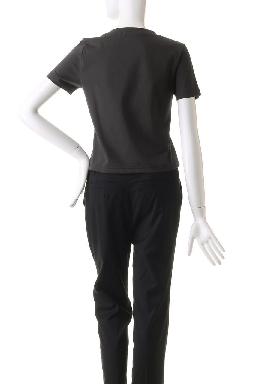 【ミディウミソリッド/MIDIUMISOLID】のcropped tee Tシャツ 人気、トレンドファッション・服の通販 founy(ファニー) 　ファッション　Fashion　レディースファッション　WOMEN　トップス・カットソー　Tops/Tshirt　シャツ/ブラウス　Shirts/Blouses　ロング / Tシャツ　T-Shirts　カットソー　Cut and Sewn　おすすめ　Recommend　クロップド　Cropped　コンパクト　Compact　ショート　Short　シンプル　Simple　スリーブ　Sleeve　バランス　Balance　ベーシック　Basic　リラックス　Relax　other-4|ID: prp329100004116814 ipo3291000000031409757