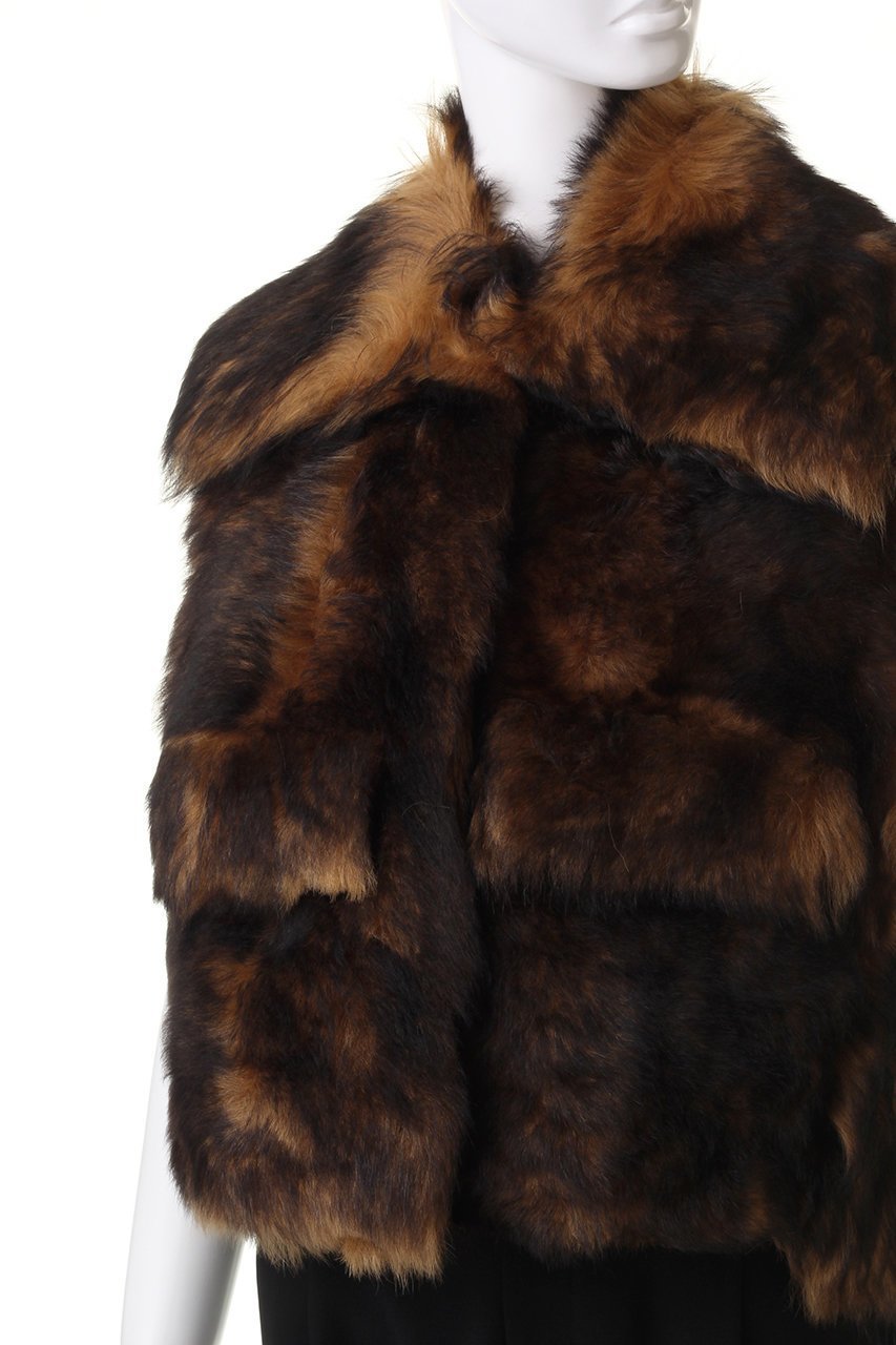 【オブリオ/AUBRIOT】の【AUBRIOT×FURLING BY GIANI】ファージレ 人気、トレンドファッション・服の通販 founy(ファニー) 　ファッション　Fashion　レディースファッション　Fashion for Women　アウター　Coat / Outerwear Collection　コート・ロングコート・ピーコート　Long Coats, Peacoats & More　ボックス　Boxy, Box Shape　別注　Limited Edition, Custom Order　ムートン　Shearling, Mouton　モダン　Modern, Contemporary　other-5|ID: prp329100004116821 ipo3291000000035490028