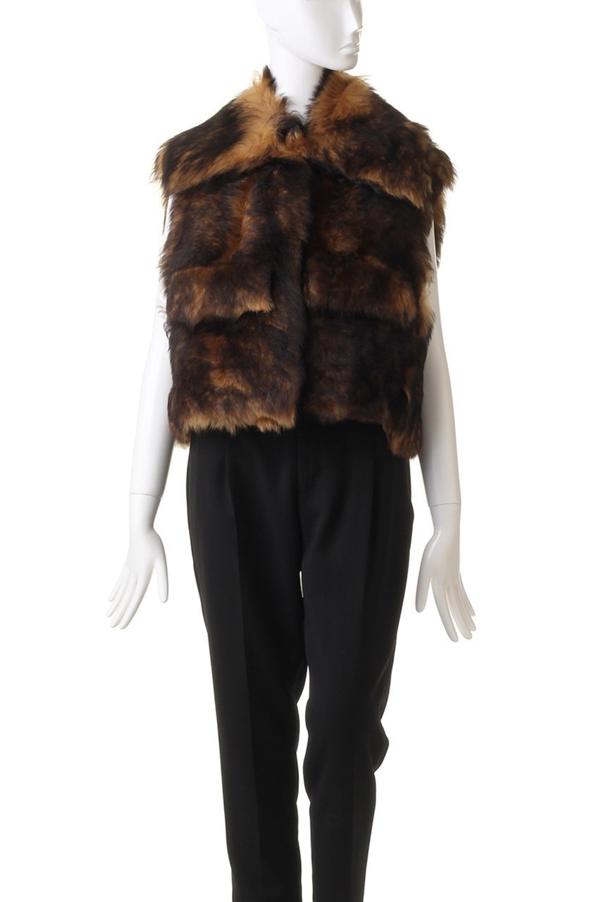 【オブリオ/AUBRIOT】の【AUBRIOT×FURLING BY GIANI】ファージレ 人気、トレンドファッション・服の通販 founy(ファニー) 　ファッション　Fashion　レディースファッション　Fashion for Women　アウター　Coat / Outerwear Collection　コート・ロングコート・ピーコート　Long Coats, Peacoats & More　ボックス　Boxy, Box Shape　別注　Limited Edition, Custom Order　ムートン　Shearling, Mouton　モダン　Modern, Contemporary　other-2|ID: prp329100004116821 ipo3291000000036222605