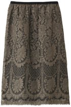 【オブリオ/AUBRIOT】のリッチアンティークレース スカート カーキ|ID: prp329100004116824 ipo3291000000035813226