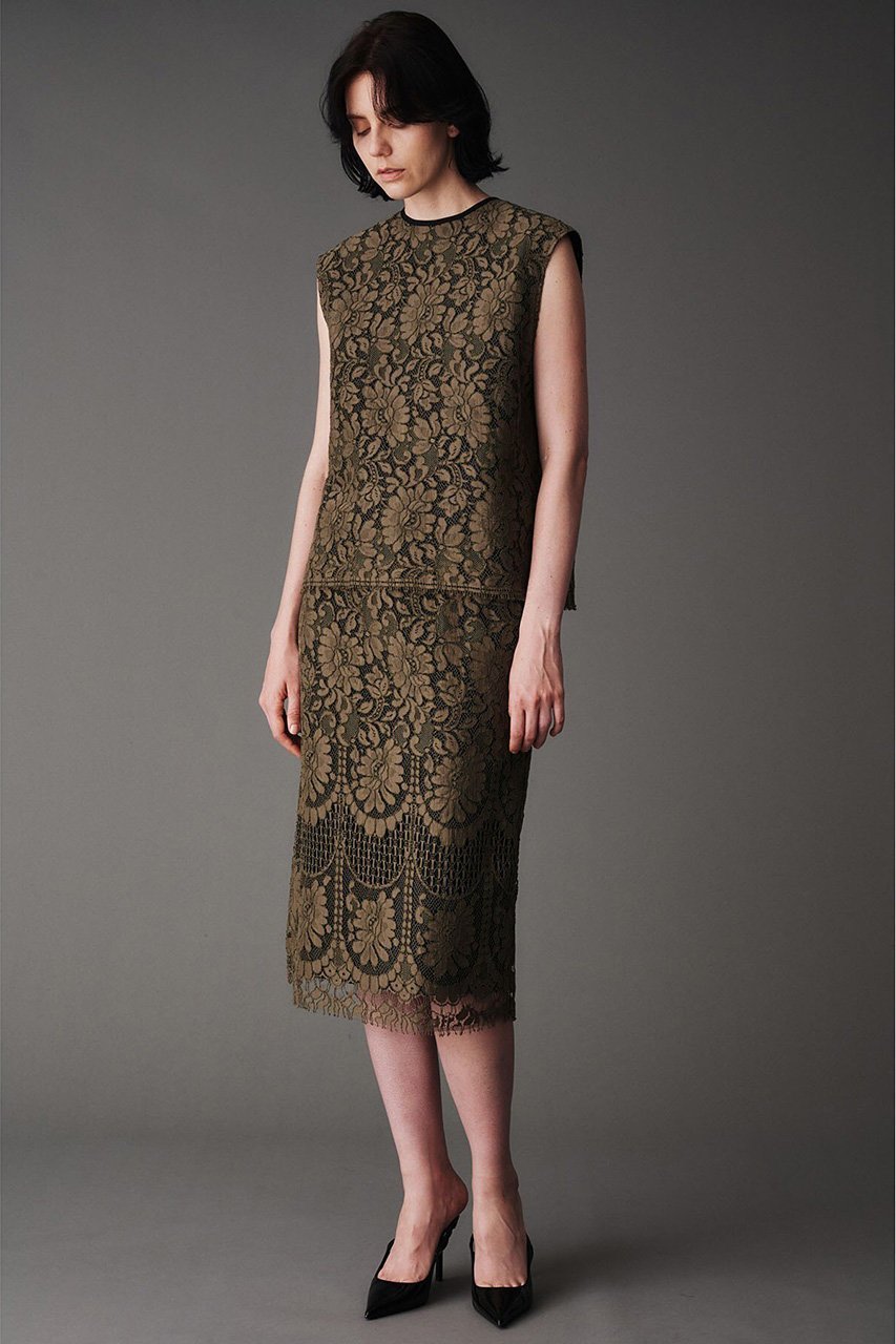 【オブリオ/AUBRIOT】のリッチアンティークレース スカート 人気、トレンドファッション・服の通販 founy(ファニー) 　ファッション　Fashion　レディースファッション　Fashion for Women　スカート　Skirts　エレガント 上品　Elegant　フランス　France, French　ペンシル　Pencil, Pencil Skirt　モチーフ　Motif, Design Theme　ライニング　Inner Lining, Inner Fabric, Lined　ラグジュアリー　Luxury, Elegant　レース　Lace, Lace Fabric　再入荷　Restock / Back in Stock　other-7|ID: prp329100004116824 ipo3291000000035813236