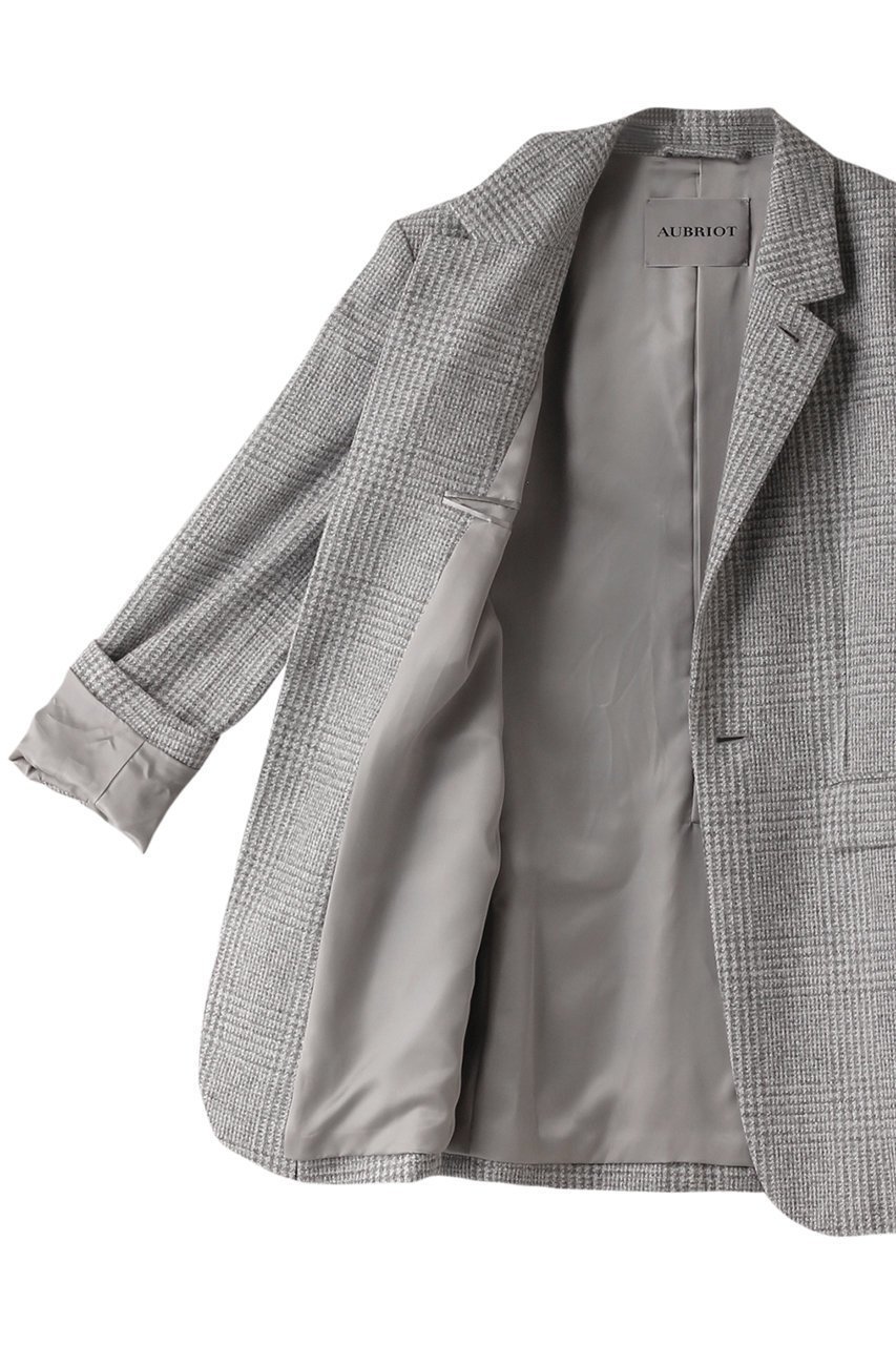 【オブリオ/AUBRIOT】のシングルブレストジャケット 人気、トレンドファッション・服の通販 founy(ファニー) 　ファッション　Fashion　レディースファッション　Fashion for Women　アウター　Coat / Outerwear Collection　レディースジャケット・軽アウター　Jackets　イタリア　Italy　ショルダー　Shoulder, Shoulder Strap　ジャケット　Jacket, Outerwear　ベビー　Baby, Babywear　ミックス　Mix, Mixed Style　other-6|ID: prp329100004116826 ipo3291000000036061766