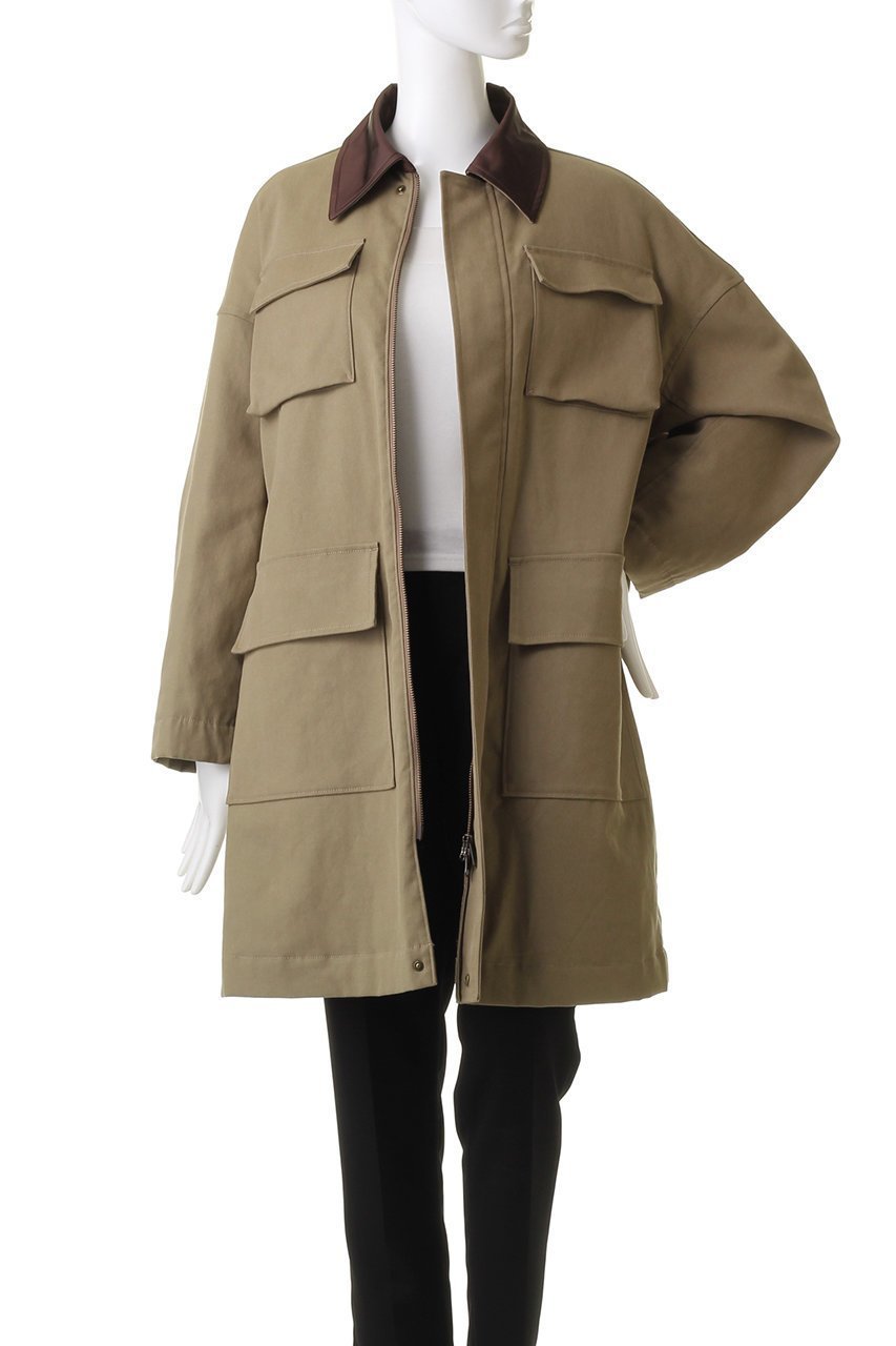 【オブリオ/AUBRIOT】のピグメントコットン ハンティングジャケット 人気、トレンドファッション・服の通販 founy(ファニー) ファッション Fashion レディースファッション Fashion for Women アウター Coat / Outerwear Collection レディースジャケット・軽アウター Jackets ブルゾンジャケット・スポーティアウター Blouson Jackets イタリア Italy キルト Quilt, Quilted Fabric クラシック Classic, Timeless Style サテン Satin, Glossy Fabric ジャケット Jacket, Outerwear トレンド Trend, Trending Now ブルゾン Blouson, Bomber Jacket ポケット Pocket, Pocket Detail モダン Modern, Contemporary ライニング Inner Lining, Inner Fabric, Lined ヴィンテージ Vintage Style other-7|ID: prp329100004116827 ipo3291000000032945804