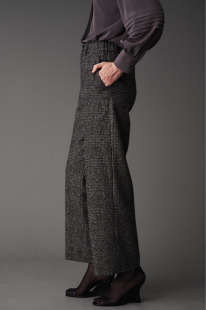 【オブリオ/AUBRIOT】のワイドレッグパンツ 人気、トレンドファッション・服の通販 founy(ファニー) 　ファッション　Fashion　レディースファッション　Fashion for Women　パンツ　Pants & Trousers　おすすめ　Recommended / Our Picks　イタリア　Italy　スタイリッシュ　Stylish, Fashionable　セットアップ　Set-Up, Coordinated Outfit　チェック　Check, Plaid, Tartan　ベビー　Baby, Babywear　ミックス　Mix, Mixed Style　other-8|ID: prp329100004116828 ipo3291000000032916190