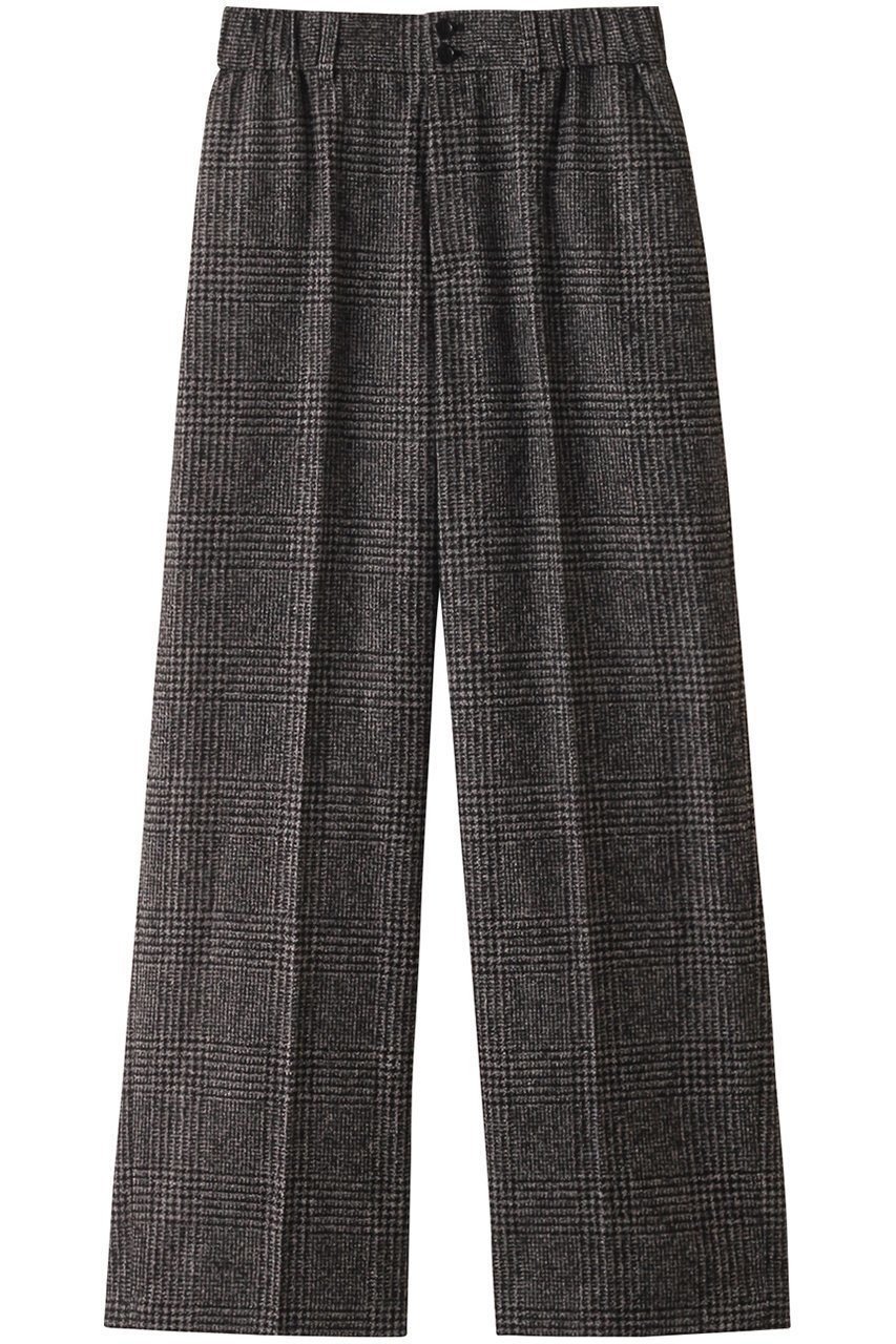 【オブリオ/AUBRIOT】のワイドレッグパンツ インテリア・キッズ・メンズ・レディースファッション・服の通販 founy(ファニー) 　ファッション　Fashion　レディースファッション　Fashion for Women　パンツ　Pants & Trousers　おすすめ　Recommended / Our Picks　イタリア　Italy　スタイリッシュ　Stylish, Fashionable　セットアップ　Set-Up, Coordinated Outfit　チェック　Check, Plaid, Tartan　ベビー　Baby, Babywear　ミックス　Mix, Mixed Style　ブラック|ID: prp329100004116828 ipo3291000000036688908