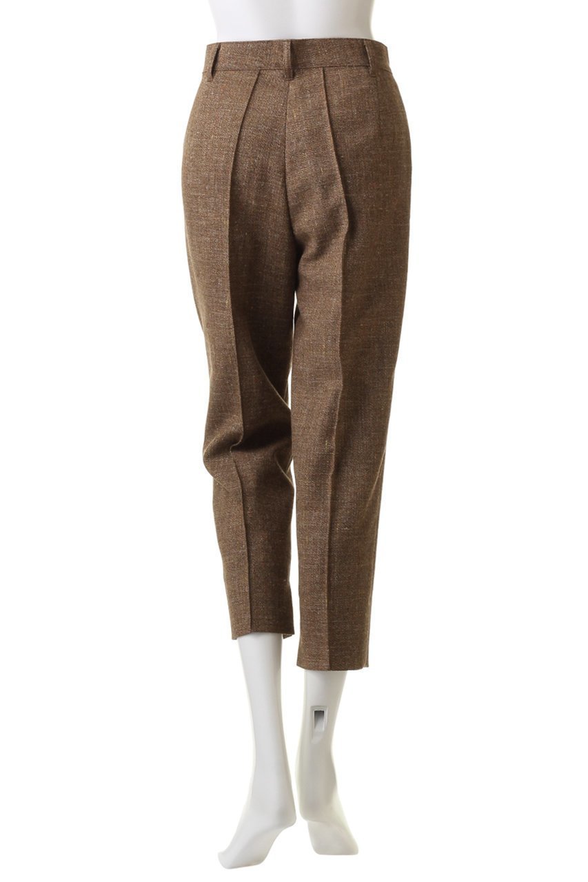 【オブリオ/AUBRIOT】のメランジ調ネップ スリムフィットクロップドパンツ 人気、トレンドファッション・服の通販 founy(ファニー) 　ファッション　Fashion　レディースファッション　Fashion for Women　パンツ　Pants & Trousers　イタリア　Italy　クラシック　Classic, Timeless Style　スリット　Slit, Slit Detail　スリム　Slim, Slim Fit　ネップ　Nepp, Slub Yarn　フィット　Fit, Slim Fit　メランジ　Melange, Mixed Yarn　リネン　Linen, Linen Fabric　エレガント 上品　Elegant　other-4|ID: prp329100004116829 ipo3291000000032939519