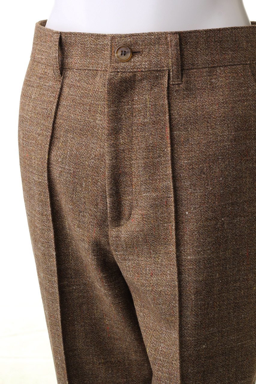 【オブリオ/AUBRIOT】のメランジ調ネップ スリムフィットクロップドパンツ 人気、トレンドファッション・服の通販 founy(ファニー) 　ファッション　Fashion　レディースファッション　Fashion for Women　パンツ　Pants & Trousers　イタリア　Italy　クラシック　Classic, Timeless Style　スリット　Slit, Slit Detail　スリム　Slim, Slim Fit　ネップ　Nepp, Slub Yarn　フィット　Fit, Slim Fit　メランジ　Melange, Mixed Yarn　リネン　Linen, Linen Fabric　エレガント 上品　Elegant　other-5|ID: prp329100004116829 ipo3291000000032939528