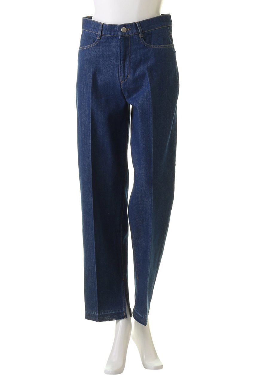 【オブリオ/AUBRIOT】のボーイフレンドカットデニムパンツ 人気、トレンドファッション・服の通販 founy(ファニー) 　ファッション　Fashion　レディースファッション　Ladies' Fashion Online　パンツ　Pants & Trousers　デニムパンツ　Denim Jeans & Pants　ヴィンテージ　Vintage　クラシック　Classic　シンプル　Simple　スリット　Slit　デニム　Denim　再入荷　Restock/Back In Stock/Re Arrival　日本製　Made In Japan　other-2|ID: prp329100004116830 ipo3291000000032694006