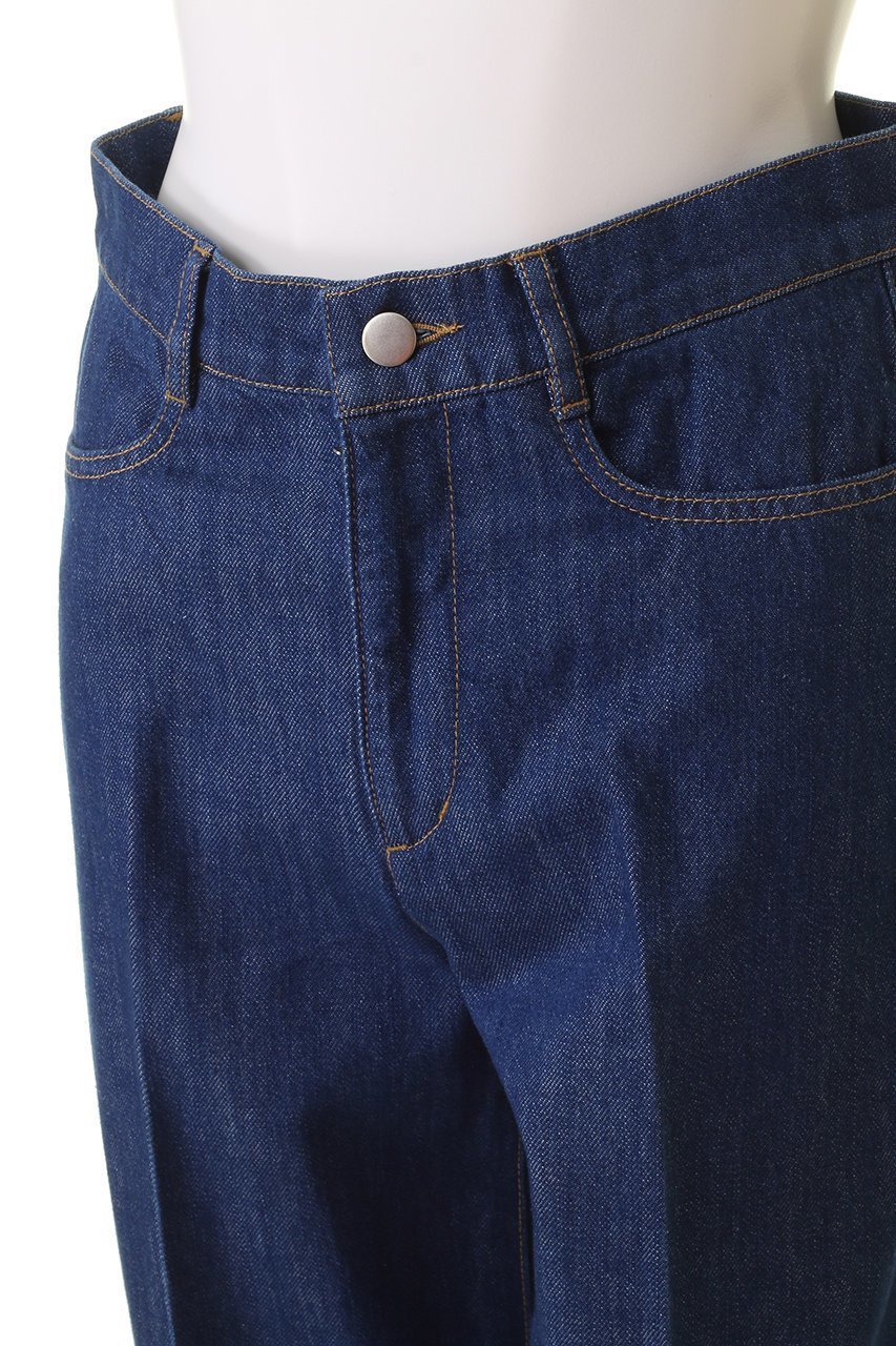 【オブリオ/AUBRIOT】のボーイフレンドカットデニムパンツ 人気、トレンドファッション・服の通販 founy(ファニー) 　ファッション　Fashion　レディースファッション　Ladies' Fashion Online　パンツ　Pants & Trousers　デニムパンツ　Denim Jeans & Pants　ヴィンテージ　Vintage　クラシック　Classic　シンプル　Simple　スリット　Slit　デニム　Denim　再入荷　Restock/Back In Stock/Re Arrival　日本製　Made In Japan　other-5|ID: prp329100004116830 ipo3291000000032694009