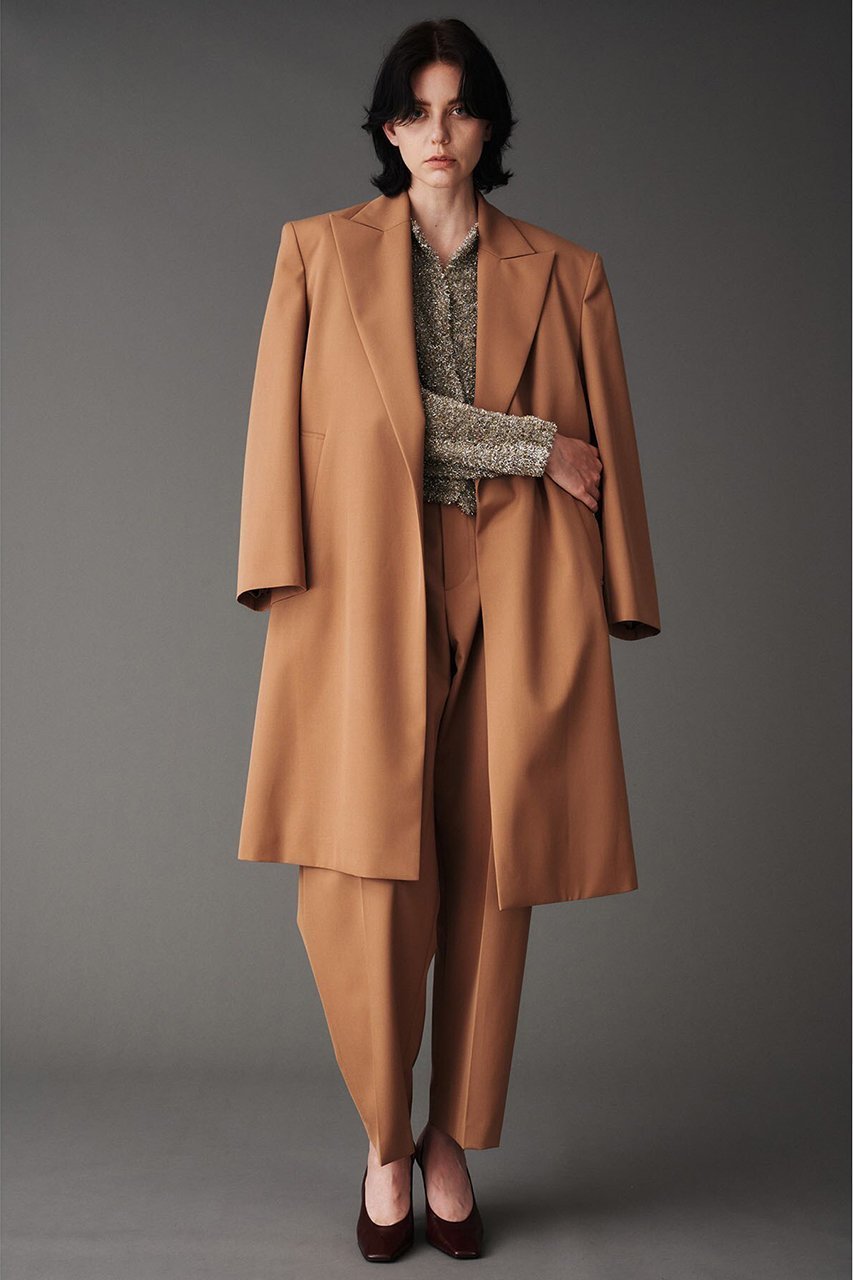 【オブリオ/AUBRIOT】のメリノウールワイドレッグタックパンツ 人気、トレンドファッション・服の通販 founy(ファニー) 　ファッション　Fashion　レディースファッション　Fashion for Women　パンツ　Pants & Trousers　ジャケット　Jacket, Outerwear　セットアップ　Set-Up, Coordinated Outfit　リラックス　Relax, Relaxed Fit　おすすめ　Recommended / Our Picks　other-8|ID: prp329100004116831 ipo3291000000032939643