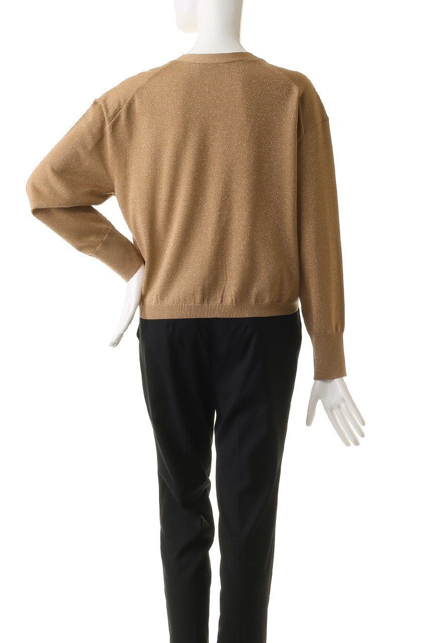 【オブリオ/AUBRIOT】のラメプレーティング カーディガン 人気、トレンドファッション・服の通販 founy(ファニー) 　ファッション　Fashion　レディースファッション　WOMEN　トップス・カットソー　Tops/Tshirt　ニット　Knit Tops　カーディガン　Cardigans　おすすめ　Recommend　アンサンブル　Ensemble　カーディガン　Cardigan　コンパクト　Compact　スマート　Smart　ボックス　Box　エレガント 上品　Elegant　other-4|ID: prp329100004116834 ipo3291000000031409982