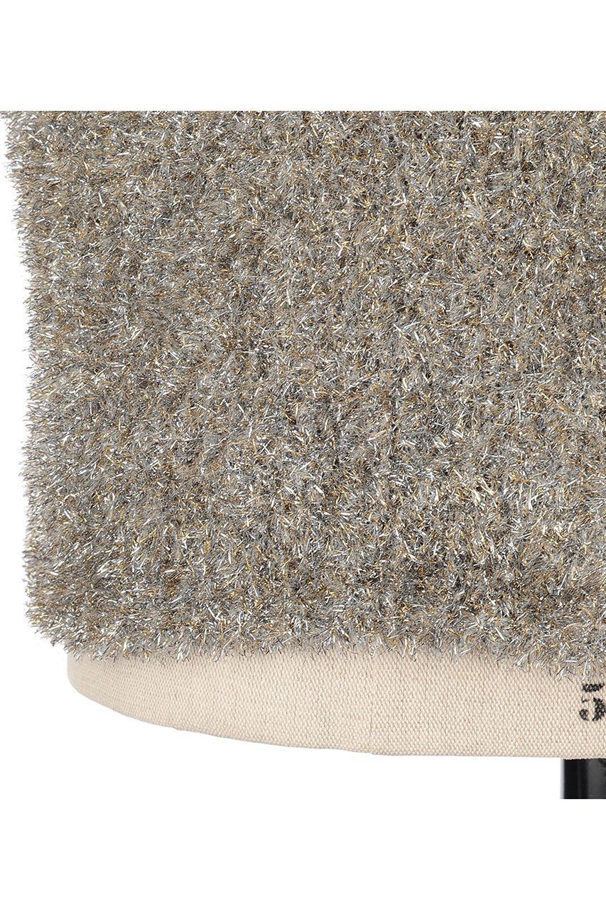 【オブリオ/AUBRIOT】のシャギーヤーン クルーネックカーディガン 人気、トレンドファッション・服の通販 founy(ファニー) 　ファッション　Fashion　レディースファッション　Fashion for Women　トップス・カットソー　Cut & Sew Tops　ニット　Knit Tops & Sweaters　カーディガン・羽織り　Layered Style Cardigans　エレガント 上品　Elegant　カーディガン　Cardigan, Knitwear　コンパクト　Compact, Small Size　メタリック　Metallic, Shiny Finish　モダン　Modern, Contemporary　リラックス　Relax, Relaxed Fit　other-6|ID: prp329100004116835 ipo3291000000036098506