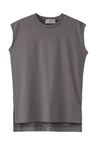【オブリオ/AUBRIOT】のコットン天竺 フレンチスリーブTシャツ チャコールグレー|ID: prp329100004116836 ipo3291000000032893795