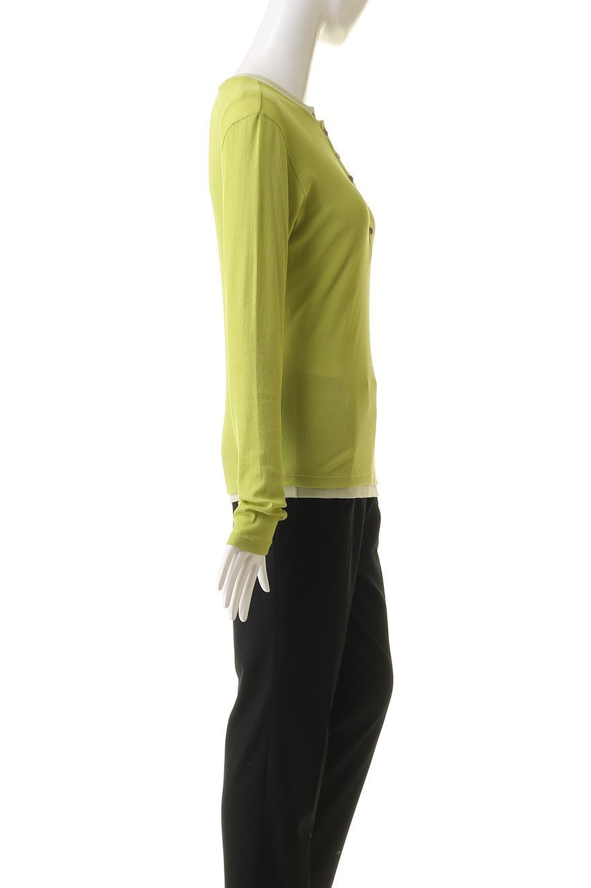 【オブリオ/AUBRIOT】のシアーコットンテレコ ヘンリーネックTシャツ 人気、トレンドファッション・服の通販 founy(ファニー) 　ファッション　Fashion　レディースファッション　WOMEN　トップス・カットソー　Tops/Tshirt　シャツ/ブラウス　Shirts/Blouses　ロング / Tシャツ　T-Shirts　カットソー　Cut and Sewn　シアー　Sheer　ジャージ　Jersey　スマート　Smart　スリーブ　Sleeve　スーピマ　Supima　テレコ　Tereko　ノースリーブ　No Sleeve　ロング　Long　長袖　Long Sleeve　other-3|ID: prp329100004116837 ipo3291000000031410008