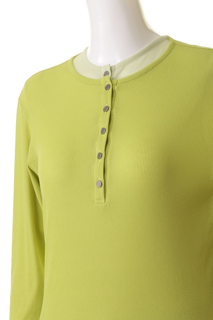 【オブリオ/AUBRIOT】のシアーコットンテレコ ヘンリーネックTシャツ 人気、トレンドファッション・服の通販 founy(ファニー) 　ファッション　Fashion　レディースファッション　WOMEN　トップス・カットソー　Tops/Tshirt　シャツ/ブラウス　Shirts/Blouses　ロング / Tシャツ　T-Shirts　カットソー　Cut and Sewn　シアー　Sheer　ジャージ　Jersey　スマート　Smart　スリーブ　Sleeve　スーピマ　Supima　テレコ　Tereko　ノースリーブ　No Sleeve　ロング　Long　長袖　Long Sleeve　other-5|ID: prp329100004116837 ipo3291000000031410012