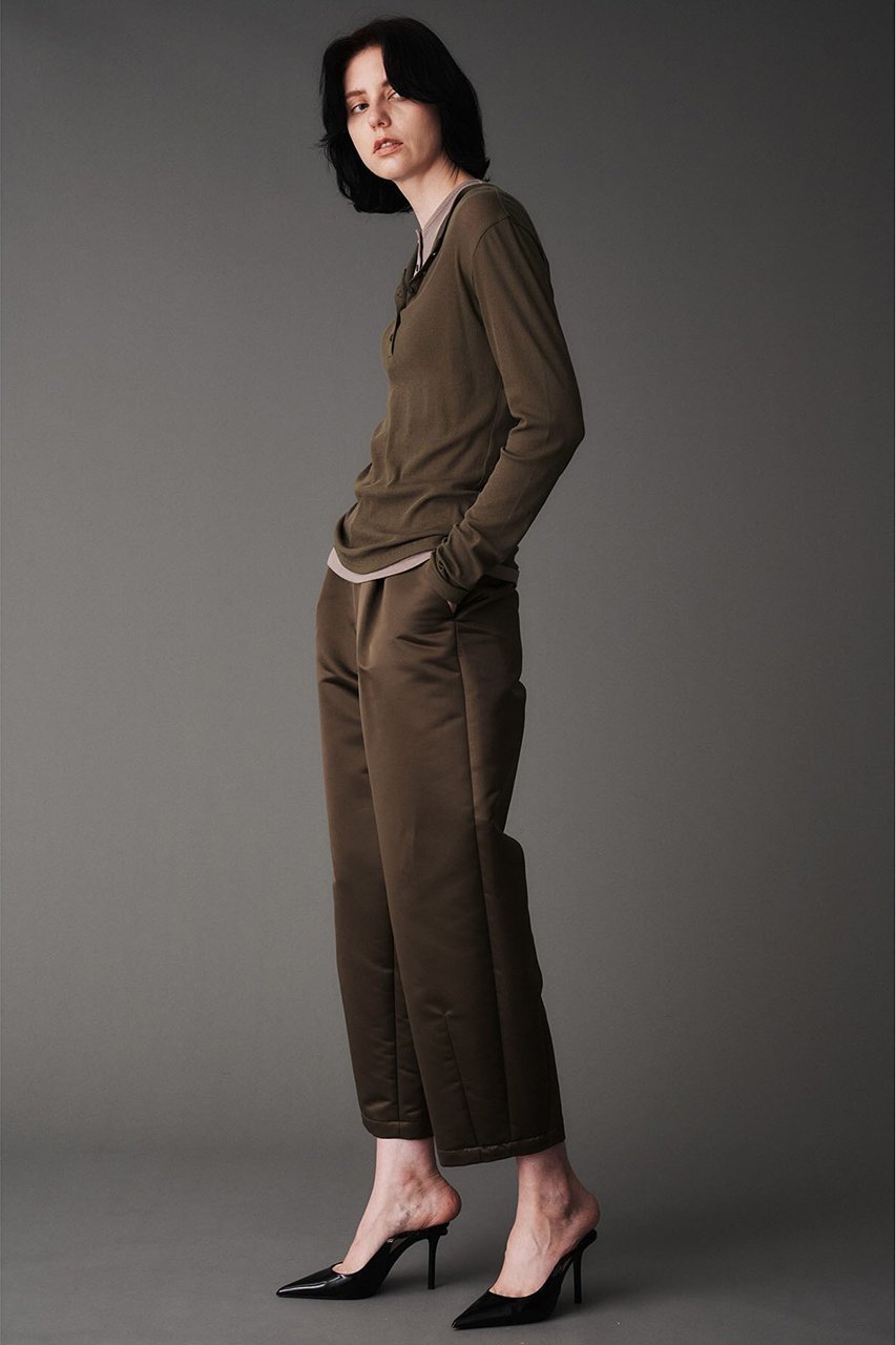 【オブリオ/AUBRIOT】のシアーコットンテレコ ヘンリーネックTシャツ 人気、トレンドファッション・服の通販 founy(ファニー) 　ファッション　Fashion　レディースファッション　WOMEN　トップス・カットソー　Tops/Tshirt　シャツ/ブラウス　Shirts/Blouses　ロング / Tシャツ　T-Shirts　カットソー　Cut and Sewn　シアー　Sheer　ジャージ　Jersey　スマート　Smart　スリーブ　Sleeve　スーピマ　Supima　テレコ　Tereko　ノースリーブ　No Sleeve　ロング　Long　長袖　Long Sleeve　other-8|ID: prp329100004116837 ipo3291000000031410019