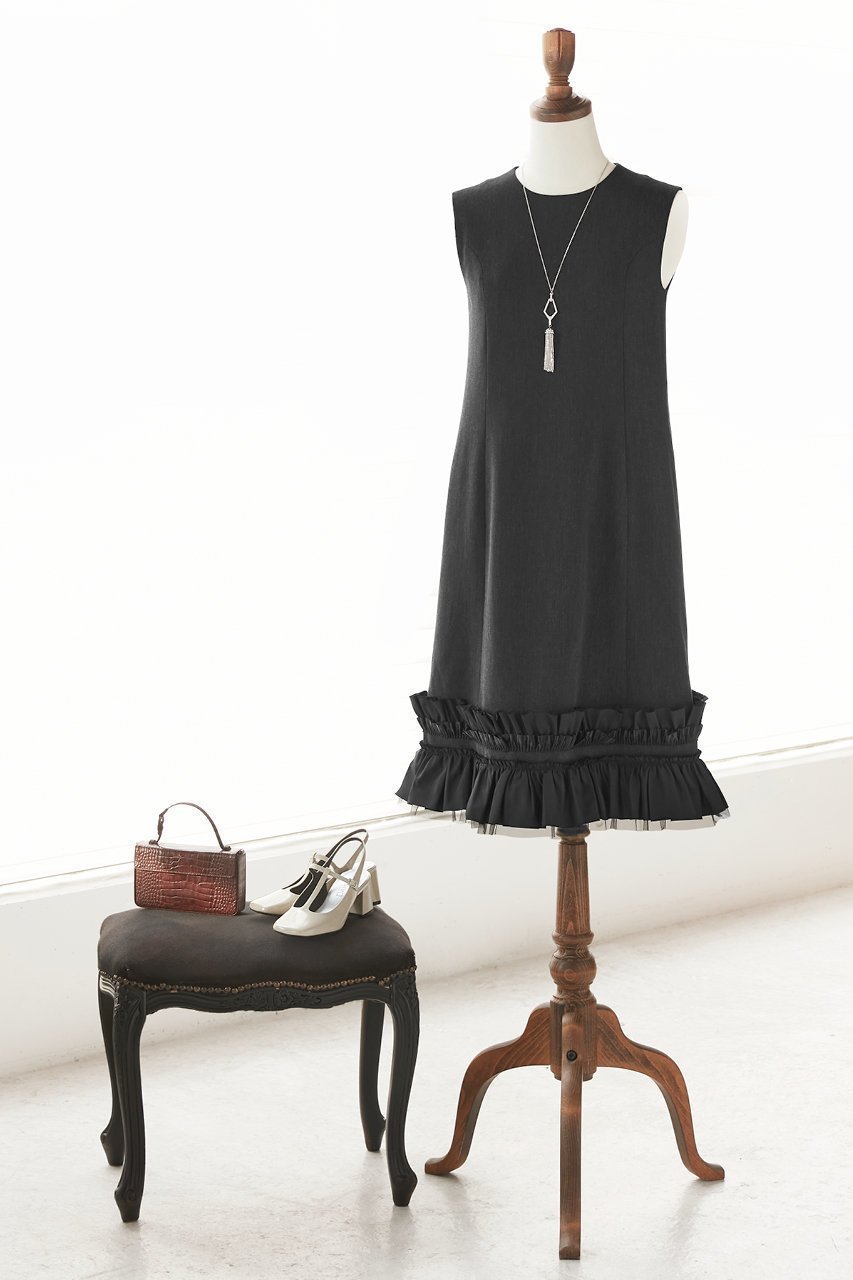 【デイジーリン/DAISY LIN】のDress “High-end Tank” 人気、トレンドファッション・服の通販 founy(ファニー) 　ファッション　Fashion　レディースファッション　Fashion for Women　ワンピース　Dresses　フォーマル・パーティードレス・結婚式用ドレス　Elegant & Casual Dresses　チュニック　Tunic Tops & Dresses　ウォッシャブル　Machine Washable　サテン　Satin, Glossy Fabric　シンプル　Simple, Minimal　ストレッチ　Stretch, Stretchy Fabric　タフタ　Taffeta, Structured Fabric　タンク　Tank Top, Sleeveless Top　チュニック　Tunic, Long Top　チュール　Tulip, Tulip Motif　ドレス　Dress, One-Piece　ネックレス　Necklace, Pendant Necklace　フリル　Frill, Ruffle　ブローチ　Brooch, Pin Brooch　夏　Summer　旅行　Travel　other-6|ID: prp329100004116852 ipo3291000000032892570