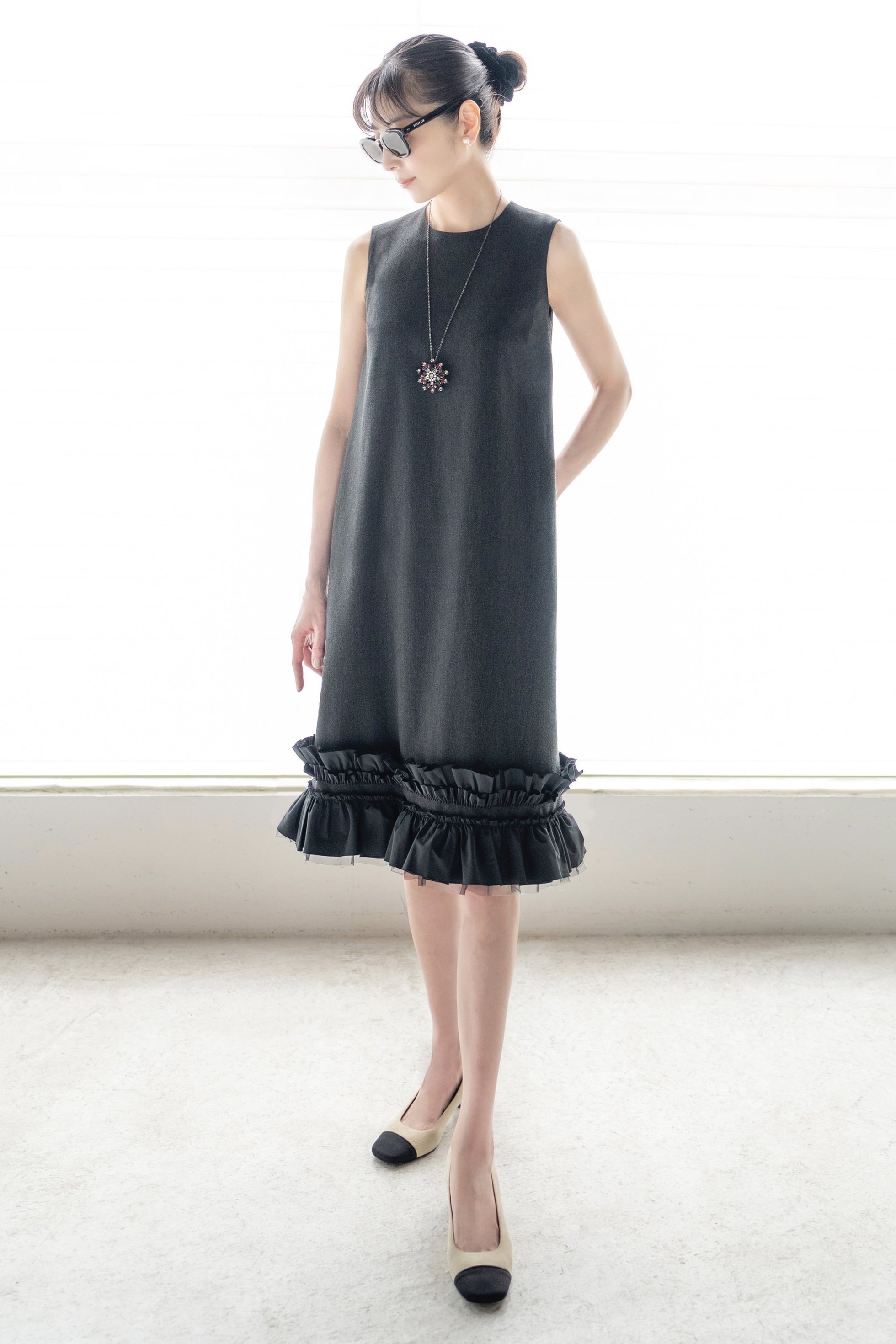 【デイジーリン/DAISY LIN】のDress “High-end Tank” 人気、トレンドファッション・服の通販 founy(ファニー) 　ファッション　Fashion　レディースファッション　Fashion for Women　ワンピース　Dresses　フォーマル・パーティードレス・結婚式用ドレス　Elegant & Casual Dresses　チュニック　Tunic Tops & Dresses　ウォッシャブル　Machine Washable　サテン　Satin, Glossy Fabric　シンプル　Simple, Minimal　ストレッチ　Stretch, Stretchy Fabric　タフタ　Taffeta, Structured Fabric　タンク　Tank Top, Sleeveless Top　チュニック　Tunic, Long Top　チュール　Tulip, Tulip Motif　ドレス　Dress, One-Piece　ネックレス　Necklace, Pendant Necklace　フリル　Frill, Ruffle　ブローチ　Brooch, Pin Brooch　夏　Summer　旅行　Travel　other-7|ID: prp329100004116852 ipo3291000000032892573