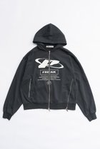 【プランク プロジェクト/PRANK PROJECT】のFREAKダブルジップフーディFREAK Double Zip Hoodie BLK(ブラック)|ID:prp329100004116885