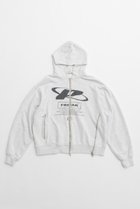 【プランク プロジェクト/PRANK PROJECT】のFREAKダブルジップフーディFREAK Double Zip Hoodie 人気、トレンドファッション・服の通販 founy(ファニー) ファッション Fashion レディースファッション WOMEN トップス・カットソー Tops/Tshirt シャツ/ブラウス Shirts/Blouses パーカ Sweats ロング / Tシャツ T-Shirts スウェット Sweat カットソー Cut and Sewn グラフィック Graphic スリット Slit フロント Front NEW・新作・新着・新入荷 New Arrivals thumbnail L.GRY(ライトグレー)|ID: prp329100004116885 ipo3291000000028054108