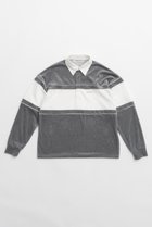 【プランク プロジェクト/PRANK PROJECT】のベロアラガーオーバートップVelor Rugger Over Top 人気、トレンドファッション・服の通販 founy(ファニー) ファッション Fashion レディースファッション Fashion for Women トップス・カットソー Cut & Sew Tops シャツ・ブラウス・オフィスカジュアル Elegant Blouses & Button-Ups ロングTシャツ・Tシャツ Longline T-Shirts & Tees カットソー・ベーシックTシャツ Cut-and-Sewn Tops / Stretch Tees & Basics ベロアトップス Velour Tops / Velvet-Look Items おすすめ Recommended / Our Picks スリーブ Sleeve, Long Sleeve / Short Sleeve ベロア Velour, Soft Velvet ロング Long, Long-Length thumbnail GRY(グレー)|ID: prp329100004116886 ipo3291000000034980078
