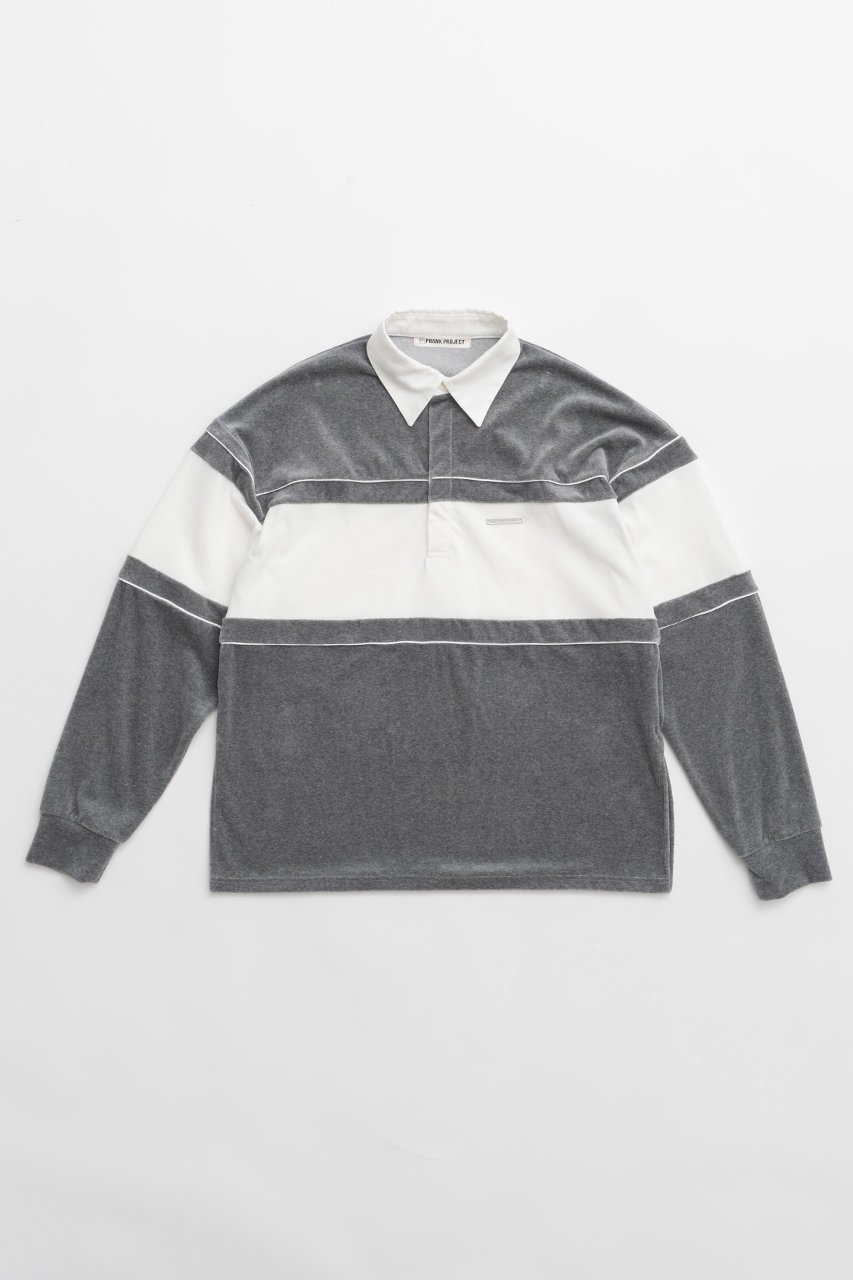 【プランク プロジェクト/PRANK PROJECT】のベロアラガーオーバートップVelor Rugger Over Top インテリア・キッズ・メンズ・レディースファッション・服の通販 founy(ファニー) 　ファッション　Fashion　レディースファッション　Fashion for Women　トップス・カットソー　Cut & Sew Tops　シャツ・ブラウス・オフィスカジュアル　Elegant Blouses & Button-Ups　ロングTシャツ・Tシャツ　Longline T-Shirts & Tees　カットソー・ベーシックTシャツ　Cut-and-Sewn Tops / Stretch Tees & Basics　ベロアトップス　Velour Tops / Velvet-Look Items　おすすめ　Recommended / Our Picks　スリーブ　Sleeve, Long Sleeve / Short Sleeve　ベロア　Velour, Soft Velvet　ロング　Long, Long-Length　GRY(グレー)|ID: prp329100004116886 ipo3291000000034980078