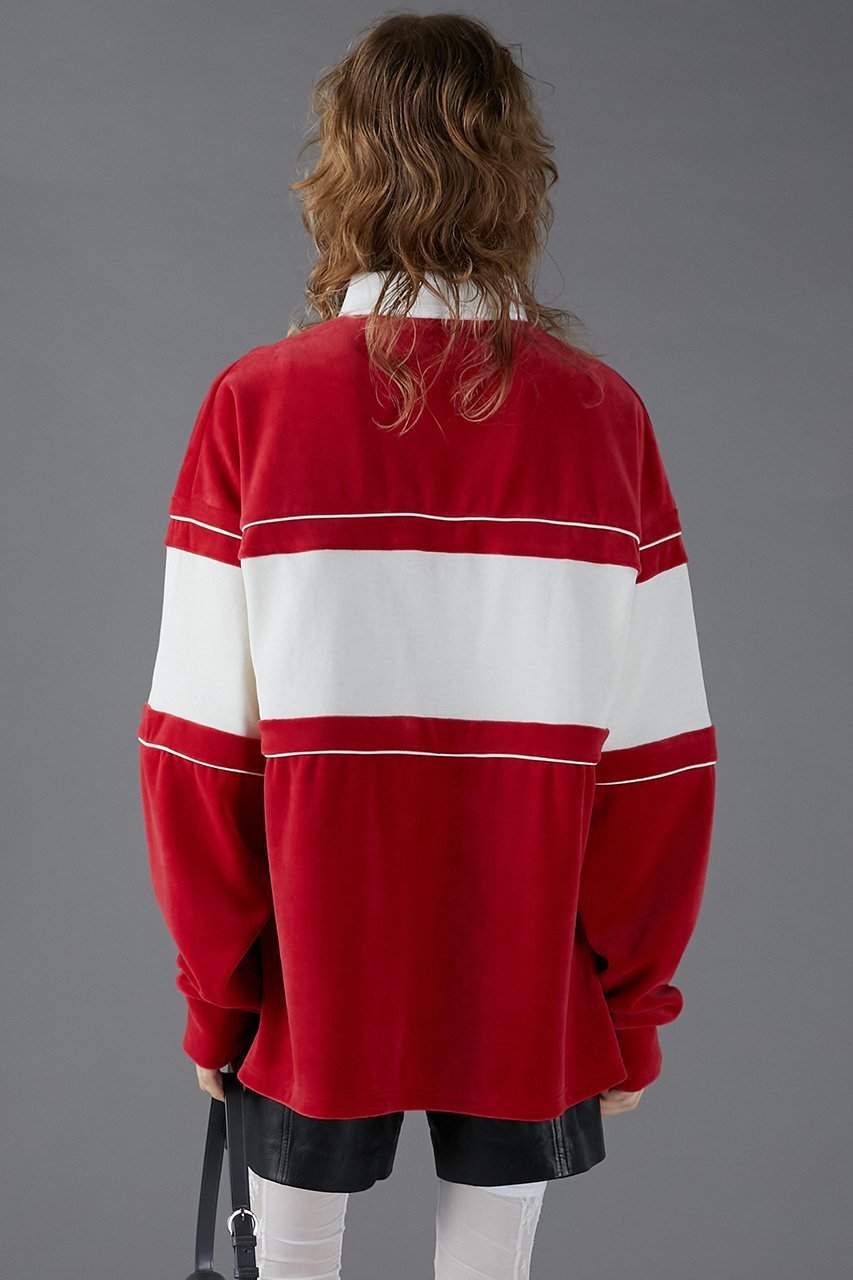 【プランク プロジェクト/PRANK PROJECT】のベロアラガーオーバートップVelor Rugger Over Top 人気、トレンドファッション・服の通販 founy(ファニー) 　ファッション　Fashion　レディースファッション　Fashion for Women　トップス・カットソー　Cut & Sew Tops　シャツ・ブラウス・オフィスカジュアル　Elegant Blouses & Button-Ups　ロングTシャツ・Tシャツ　Longline T-Shirts & Tees　カットソー・ベーシックTシャツ　Cut-and-Sewn Tops / Stretch Tees & Basics　ベロアトップス　Velour Tops / Velvet-Look Items　おすすめ　Recommended / Our Picks　スリーブ　Sleeve, Long Sleeve / Short Sleeve　ベロア　Velour, Soft Velvet　ロング　Long, Long-Length　other-4|ID: prp329100004116886 ipo3291000000034980082