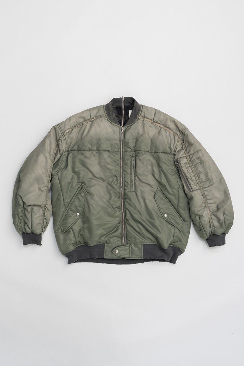 【プランク プロジェクト/PRANK PROJECT】のリバーシブルビッグボンバージャケット / Reversible Big Bomber Jacke インテリア・キッズ・メンズ・レディースファッション・服の通販 founy(ファニー) 　ファッション　Fashion　レディースファッション　Fashion for Women　アウター　Coat / Outerwear Collection　レディースジャケット・軽アウター　Jackets　ブルゾンジャケット・スポーティアウター　Blouson Jackets　ジャケット　Jacket, Outerwear　フォルム　Silhouette, Form　ブルゾン　Blouson, Bomber Jacket　リバーシブル　Reversible, Two-Sided　KHK(カーキ)|ID: prp329100004116890 ipo3291000000032952806