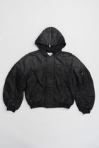 【プランク プロジェクト/PRANK PROJECT】のフーデッドボンバーオーバージャケット / Hooded Bomber Over Jacket 人気、トレンドファッション・服の通販 founy(ファニー) ファッション Fashion レディースファッション WOMEN アウター Coat Outerwear ジャケット Jackets ブルゾン Blouson/Jackets コンパクト Compact ジャケット Jacket ビッグ Big ブルゾン Blouson thumbnail BLK(ブラック)|ID: prp329100004116891 ipo3291000000028054133