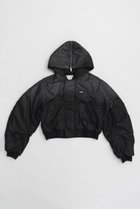 【プランク プロジェクト/PRANK PROJECT】のフーデッドショートボンバージャケット / Hooded Short Bomber Jacket BLK(ブラック)|ID:prp329100004116892