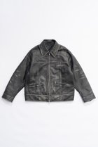 【プランク プロジェクト/PRANK PROJECT】のパディングSHEEPレザーブルゾンPadded SHEEP Leather Blouson BLK(ブラック)|ID: prp329100004116893 ipo3291000000028054140