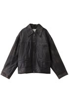 【プランク プロジェクト/PRANK PROJECT】のパディングSHEEPレザーブルゾンPadded SHEEP Leather Blouson D.BRN(ダークブラウン)|ID: prp329100004116893 ipo3291000000032943038