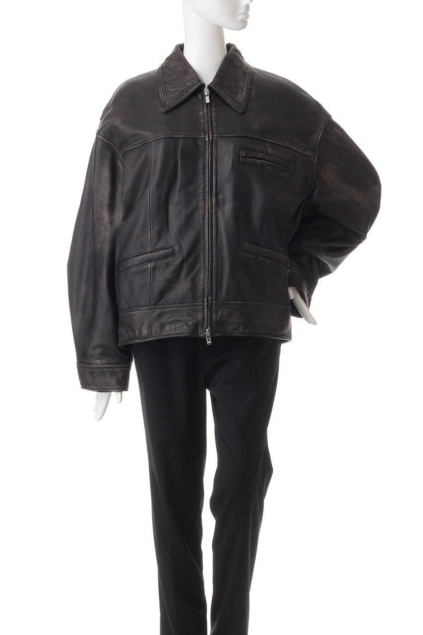 【プランク プロジェクト/PRANK PROJECT】のパディングSHEEPレザーブルゾンPadded SHEEP Leather Blouson 人気、トレンドファッション・服の通販 founy(ファニー) 　ファッション　Fashion　レディースファッション　Fashion for Women　アウター　Coat / Outerwear Collection　レディースジャケット・軽アウター　Jackets　ブルゾンジャケット・スポーティアウター　Blouson Jackets　ジャケット　Jacket, Outerwear　ブルゾン　Blouson, Bomber Jacket　リアル　Real, Realistic　ヴィンテージ　Vintage Style　冬　Winter / This Winter　無地　Plain, Solid Color　軽量　Lightweight, Ultra Light　other-2|ID: prp329100004116893 ipo3291000000032943047