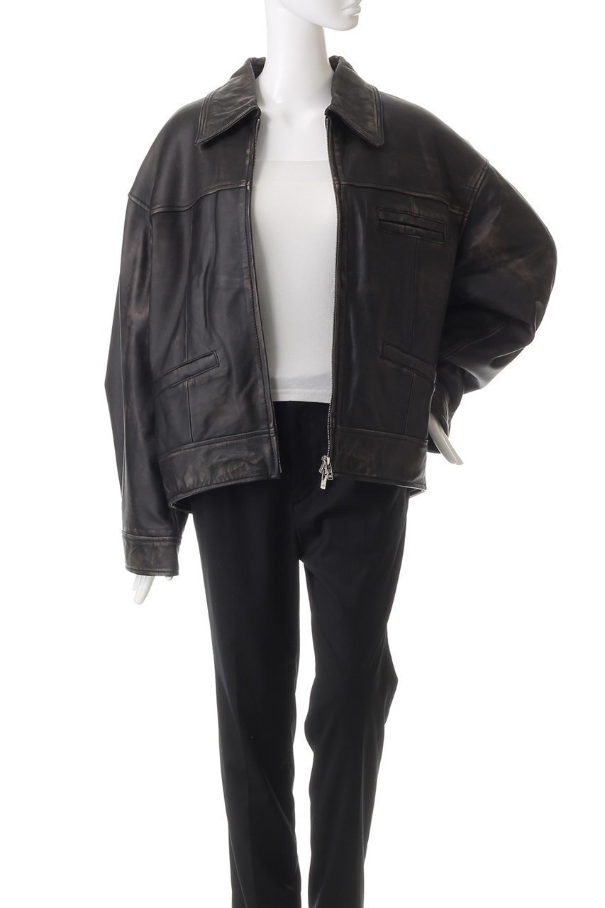 【プランク プロジェクト/PRANK PROJECT】のパディングSHEEPレザーブルゾンPadded SHEEP Leather Blouson 人気、トレンドファッション・服の通販 founy(ファニー) 　ファッション　Fashion　レディースファッション　Fashion for Women　アウター　Coat / Outerwear Collection　レディースジャケット・軽アウター　Jackets　ブルゾンジャケット・スポーティアウター　Blouson Jackets　ジャケット　Jacket, Outerwear　ブルゾン　Blouson, Bomber Jacket　リアル　Real, Realistic　ヴィンテージ　Vintage Style　冬　Winter / This Winter　無地　Plain, Solid Color　軽量　Lightweight, Ultra Light　other-7|ID: prp329100004116893 ipo3291000000032943077